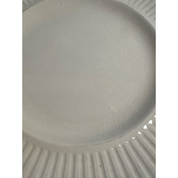 Johnson Bros Athena White Ribbed Bread & Butter Plates Set Of 7 Made In England - Picture 10 of 11
